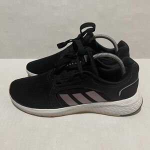 Adidas Womens Edge Lux 5 Running Shoes Size 9 Black Pink Sneaker‎ RARE
